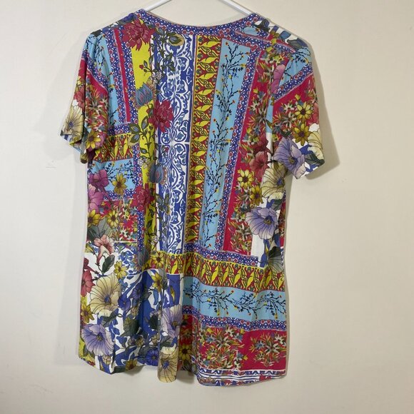 Johnny Was Midsummer Favorite Bamboo Swing Tee - Picture 3 of 3